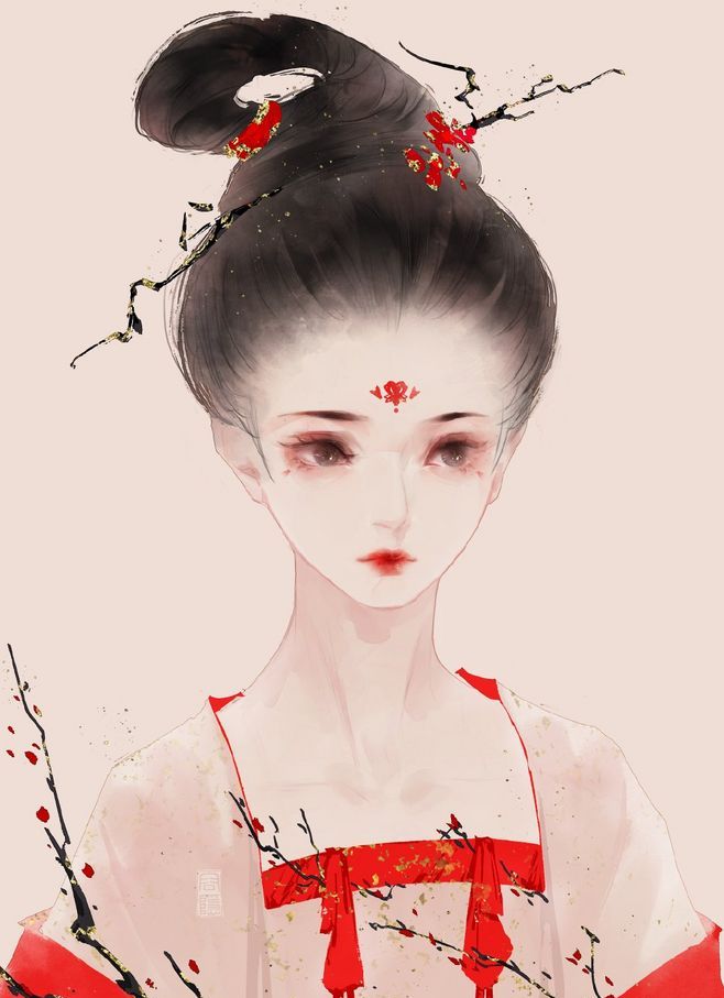 古风人物绘画,古风的美少女合集,超赞诶