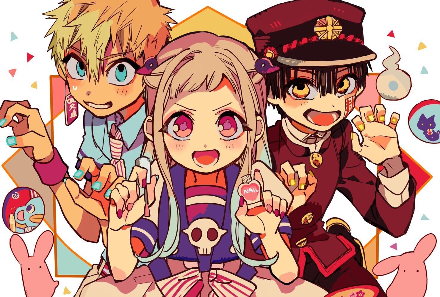 地缚少年花子君动漫壁纸:超帅花子君,精选p站插画高清美图