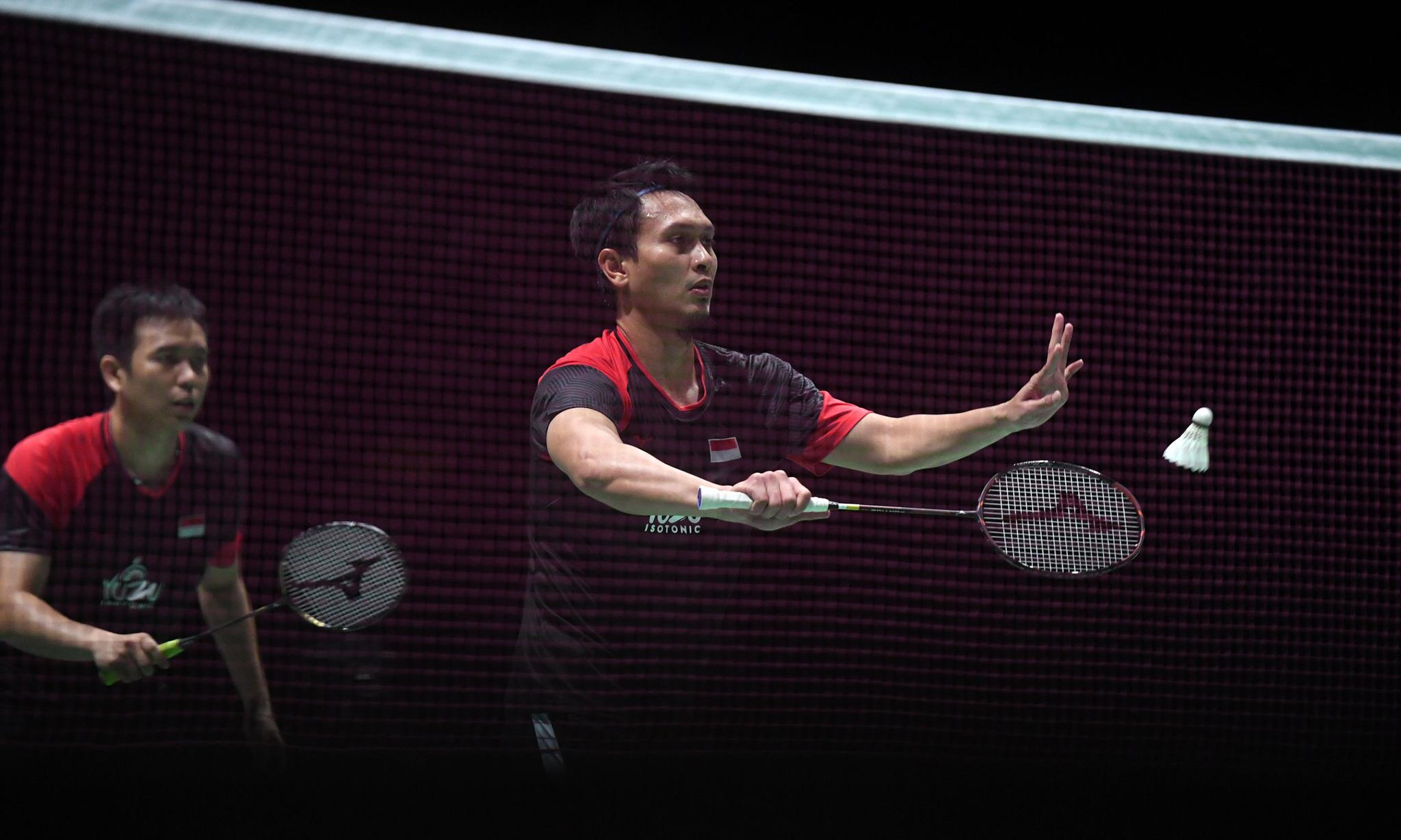 羽毛球——世锦赛:阿山/塞蒂亚万夺得男双冠军