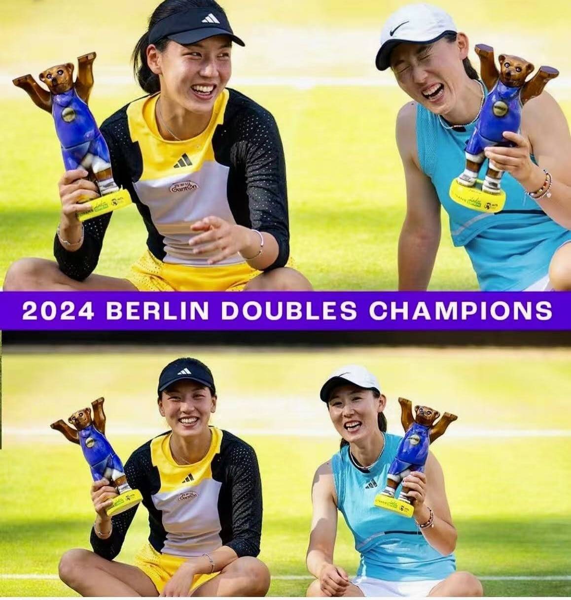 赛赛与欣瑜亦师亦友共同成⻓，她们⼀直在成就⽹球理想的路上