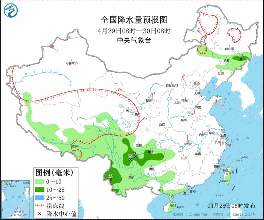 山东五一假日下一轮降雨！降雨一下两天！雨水将落在山东以下区域