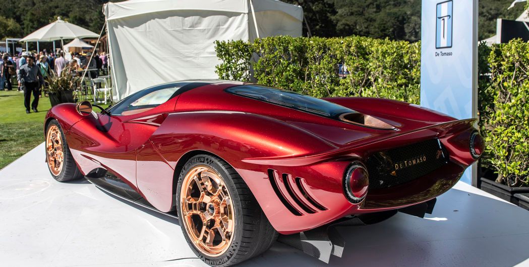 全新de tomaso p72,还原60年代的复古风格和排气声浪