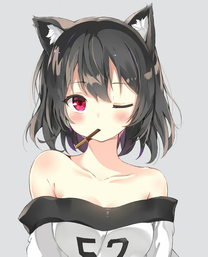 送给喜欢猫耳美少女的福利,精选日漫猫娘系列高清插画壁纸