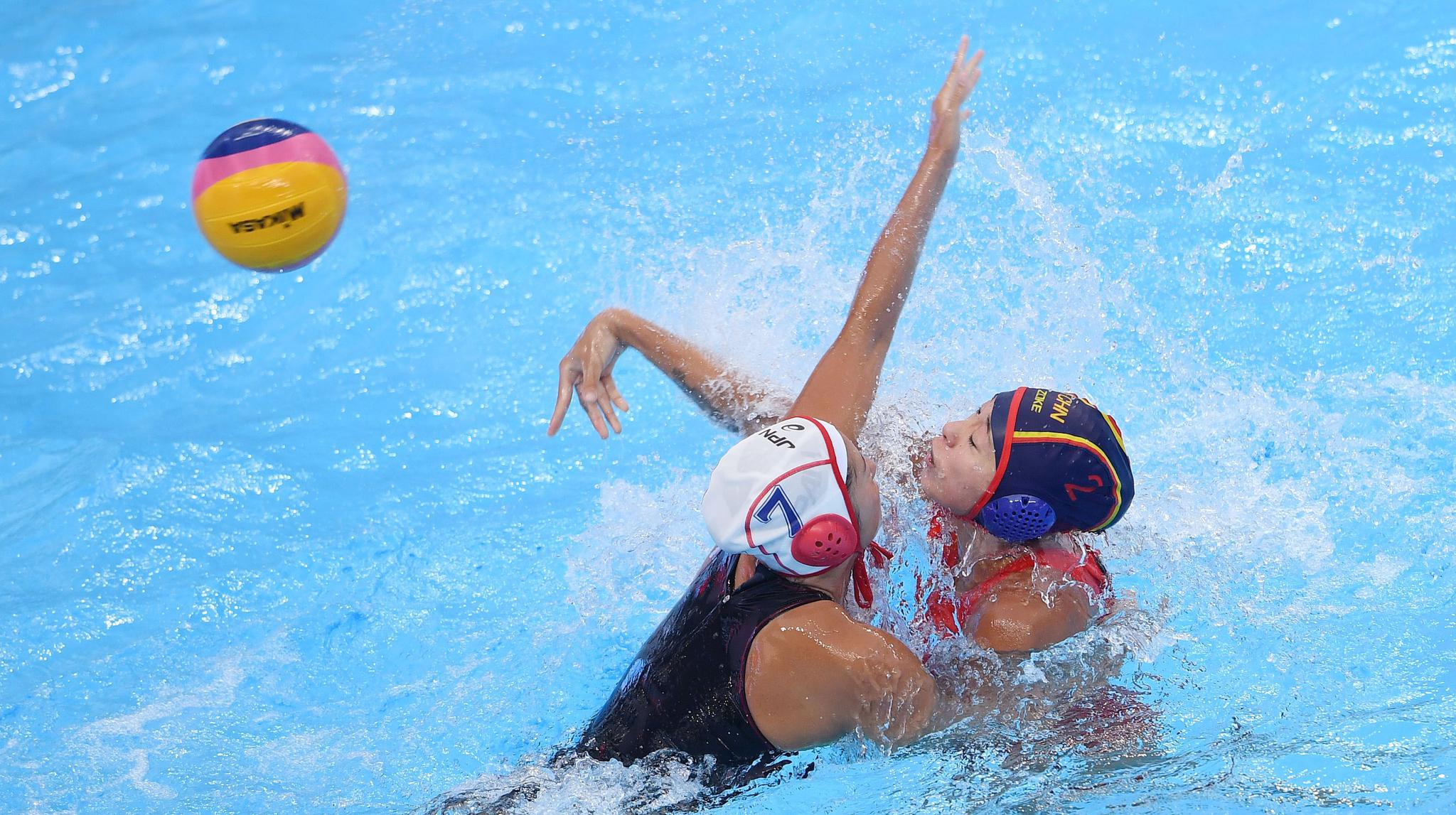 水球 小组赛 中国女队胜日本女队 水球 小组赛 中国女队胜日本女队