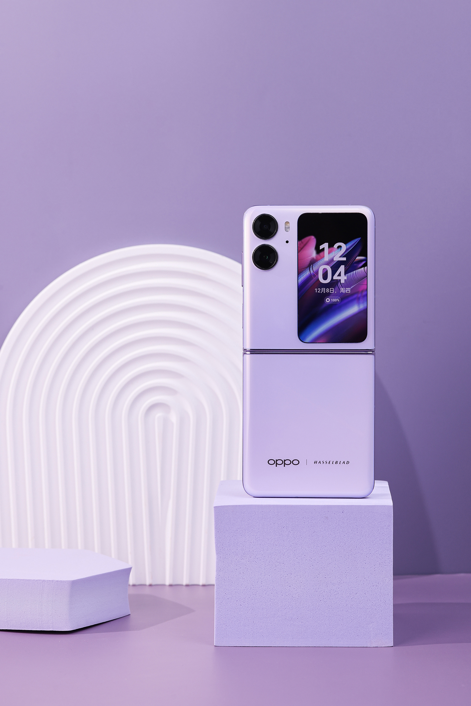 业界领先超大外屏设计oppo find n flip折叠屏手机图赏|n2|折叠屏