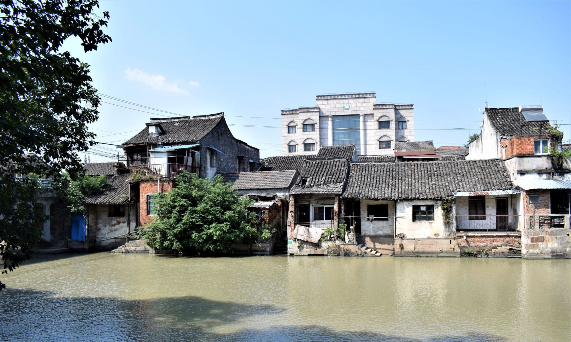 旅拍嘉善县城的一段老街,记录历史的记忆