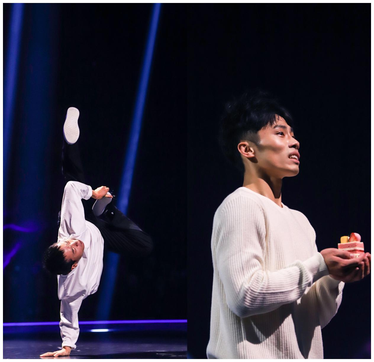 则是用一段令人毛骨悚然的折骨舞冷傲全场的"我国折骨舞第一人"吴宇飞