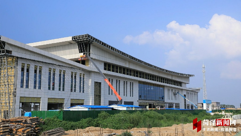 目前,在新建鲁南高铁项目巨野北站工程施