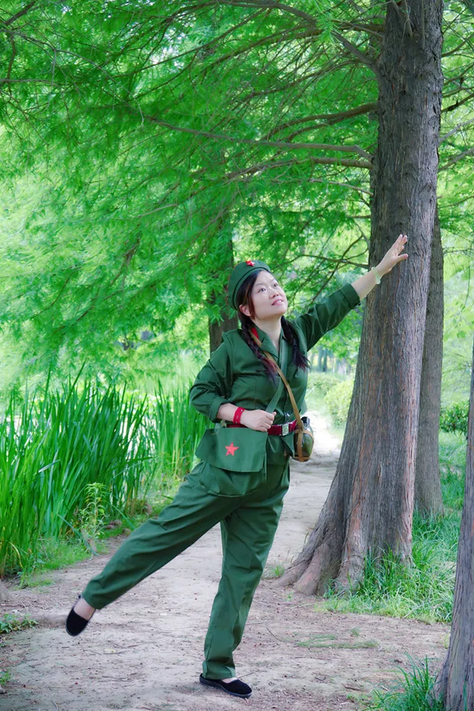 记摄人间人像摄影组图忆芳华中华儿女多奇志不爱红装爱武装