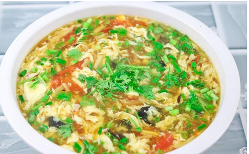 "新式鸡蛋汤"好喝有窍门,酸辣开胃,汤鲜味美,看着就有食欲