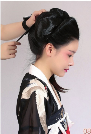 如花神降临!唐风牡丹少女发型教程