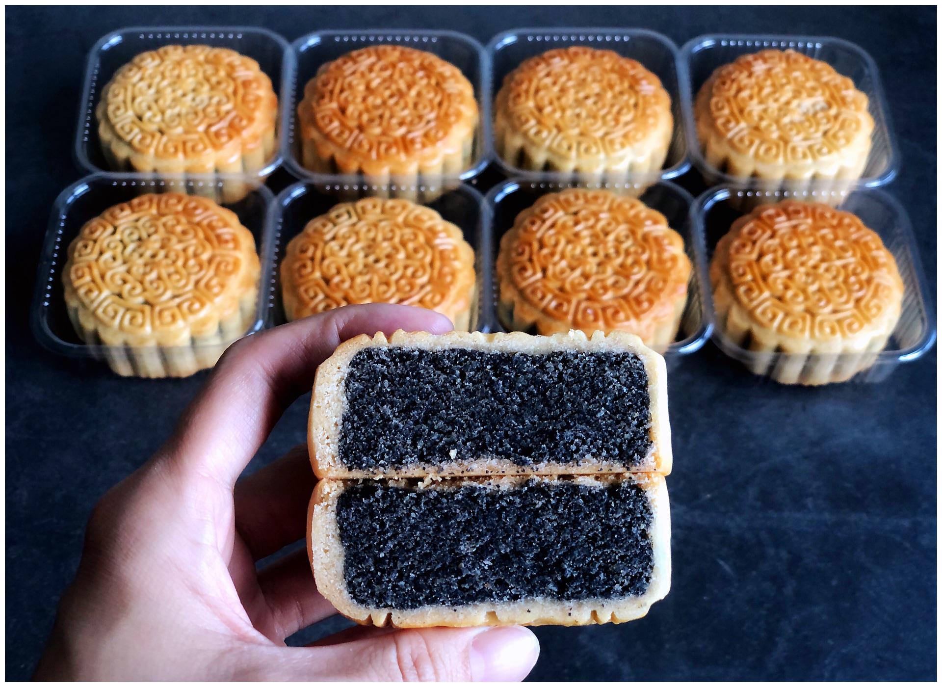 广式黑芝麻月饼做法简单大人孩子都爱吃