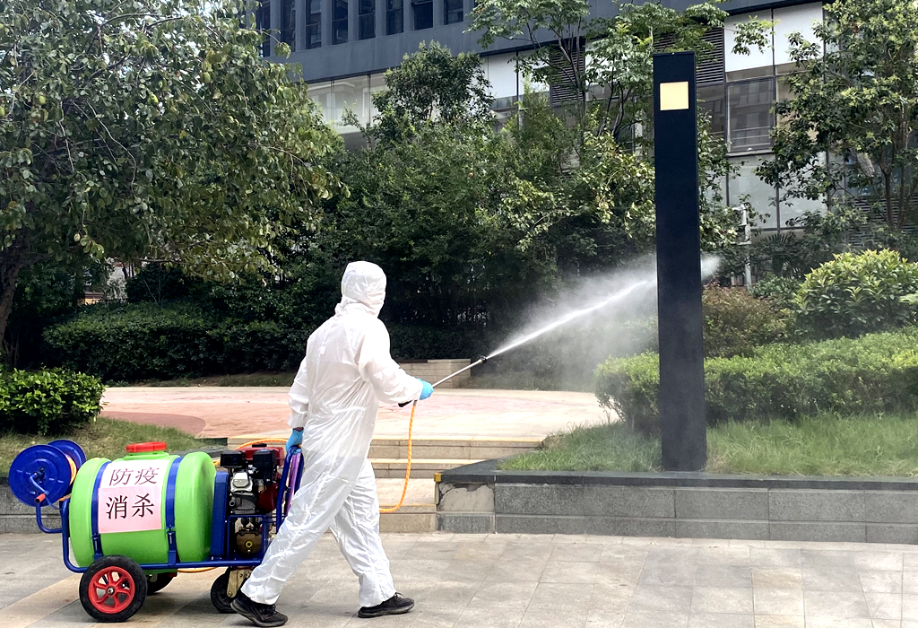 抓在日常常抓不懈!祭城路街道办事处常态化开展消毒消杀工作
