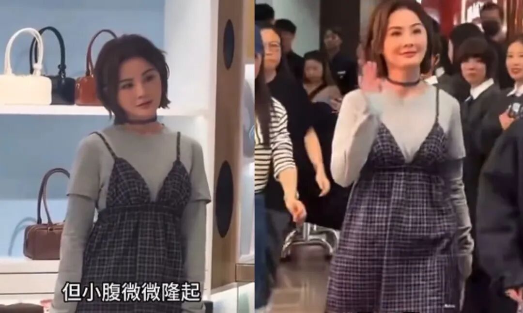 “43岁蔡卓妍被曝怀孕”冲上热搜！小腹微隆、脸颊圆润