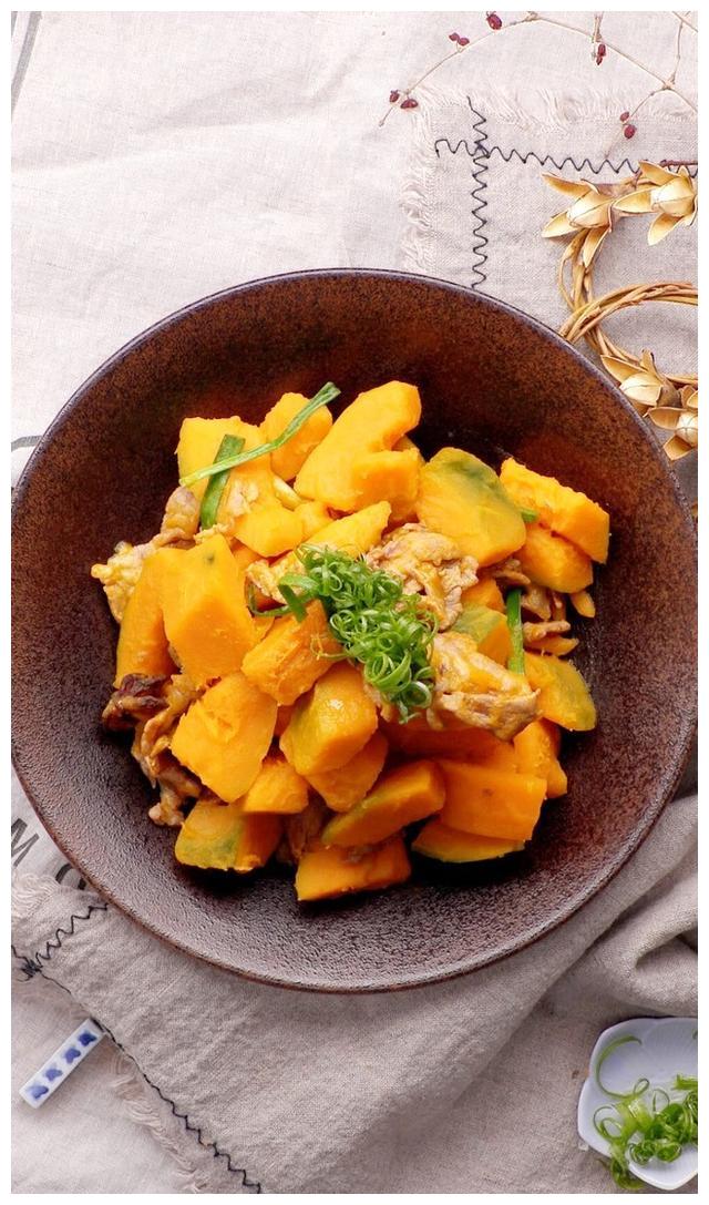 肉片炖南瓜美味