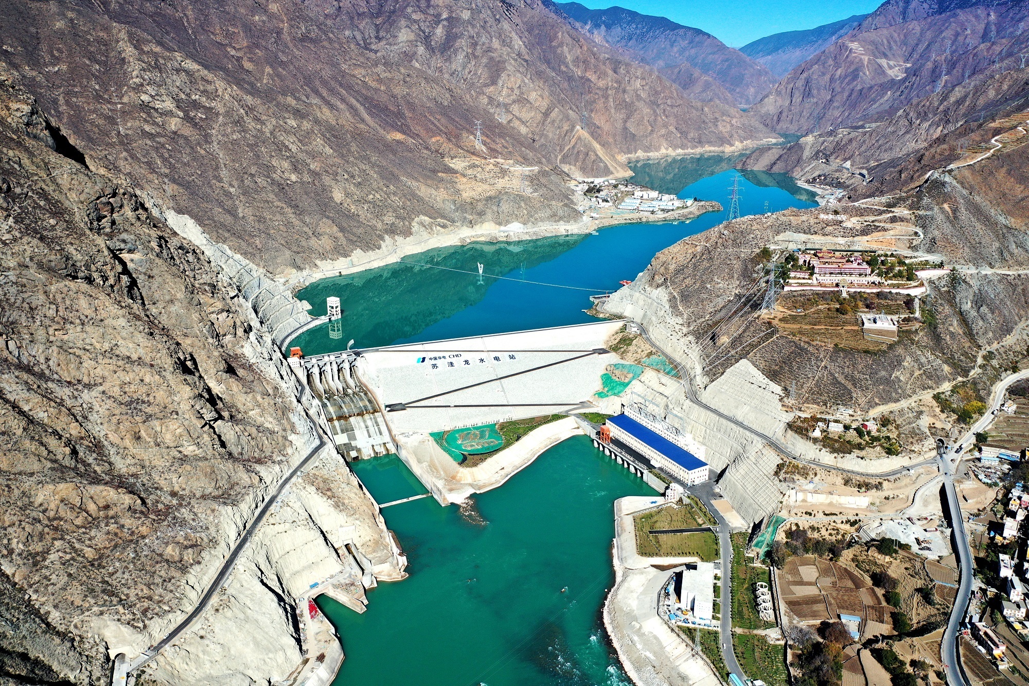 苏洼龙水电站完全建成投产发电|水电站|龙|电站_新浪新闻