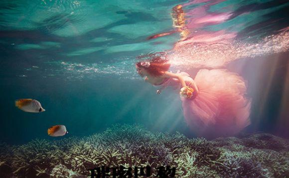 十二星座专属水下婚纱照,白羊座宛如女神,狮子座美得冒泡!