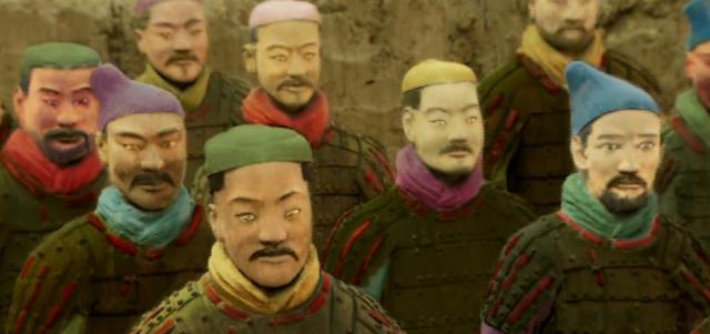 兵马俑中最神秘的绿脸至今只和世人见过4次学者也困惑无解