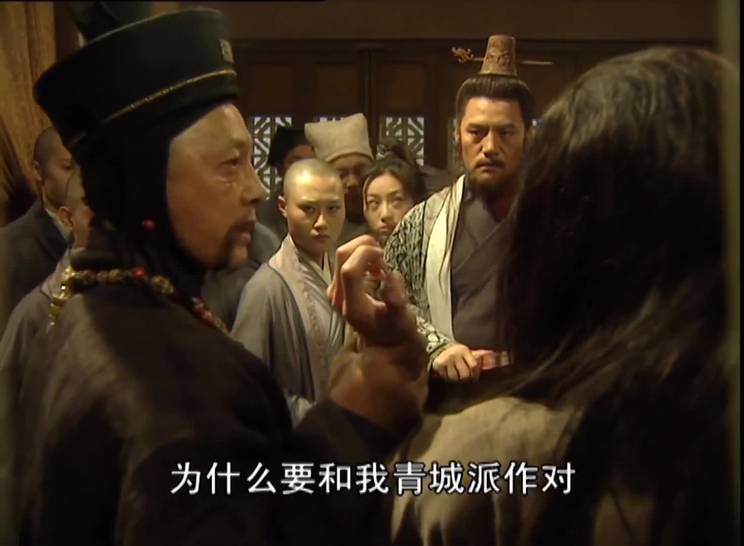 笑傲江湖林平之被余沧海抓住幸好木高峰救下逃过一劫