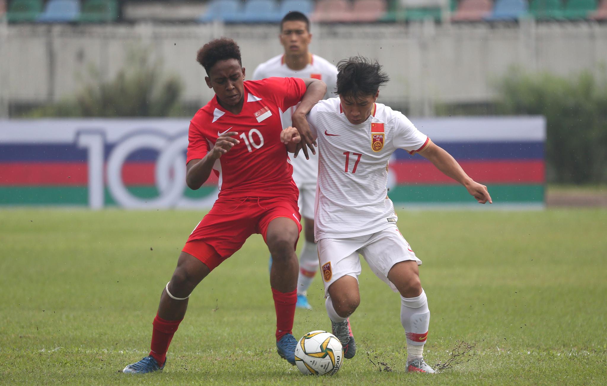 足球——u19亚青赛预选赛:中国胜新加坡_高清图集_新浪网