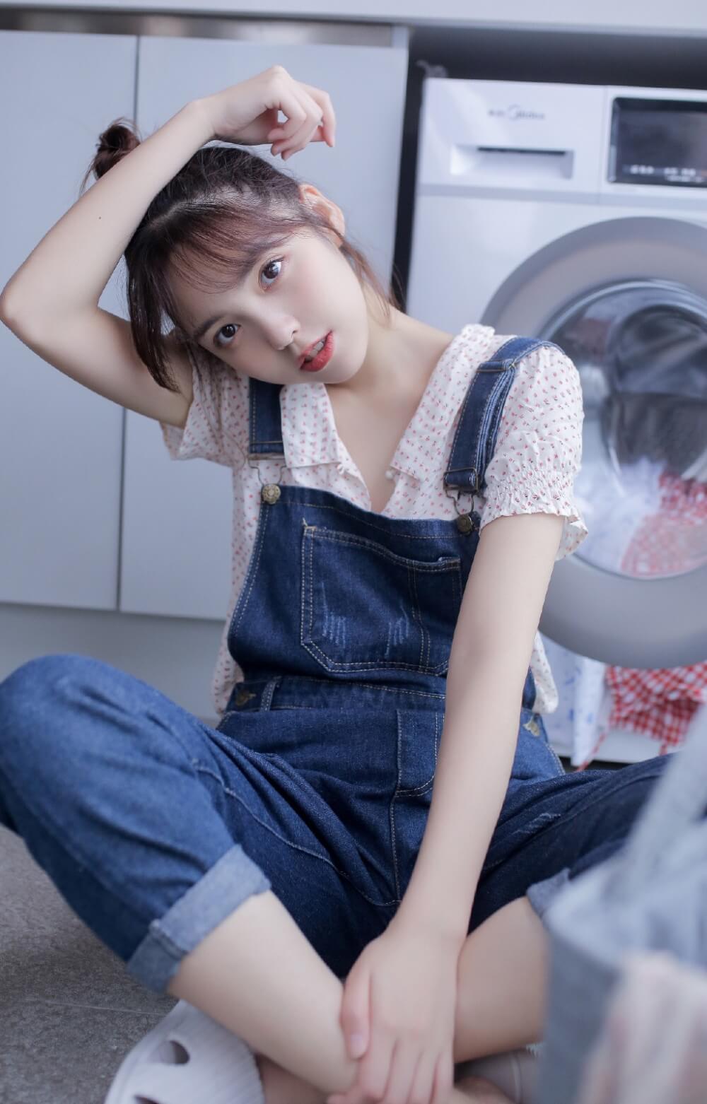 清新少女清纯生活照片展甜美笑容