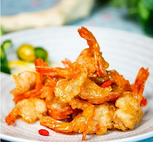 果味脆皮虾的做法!