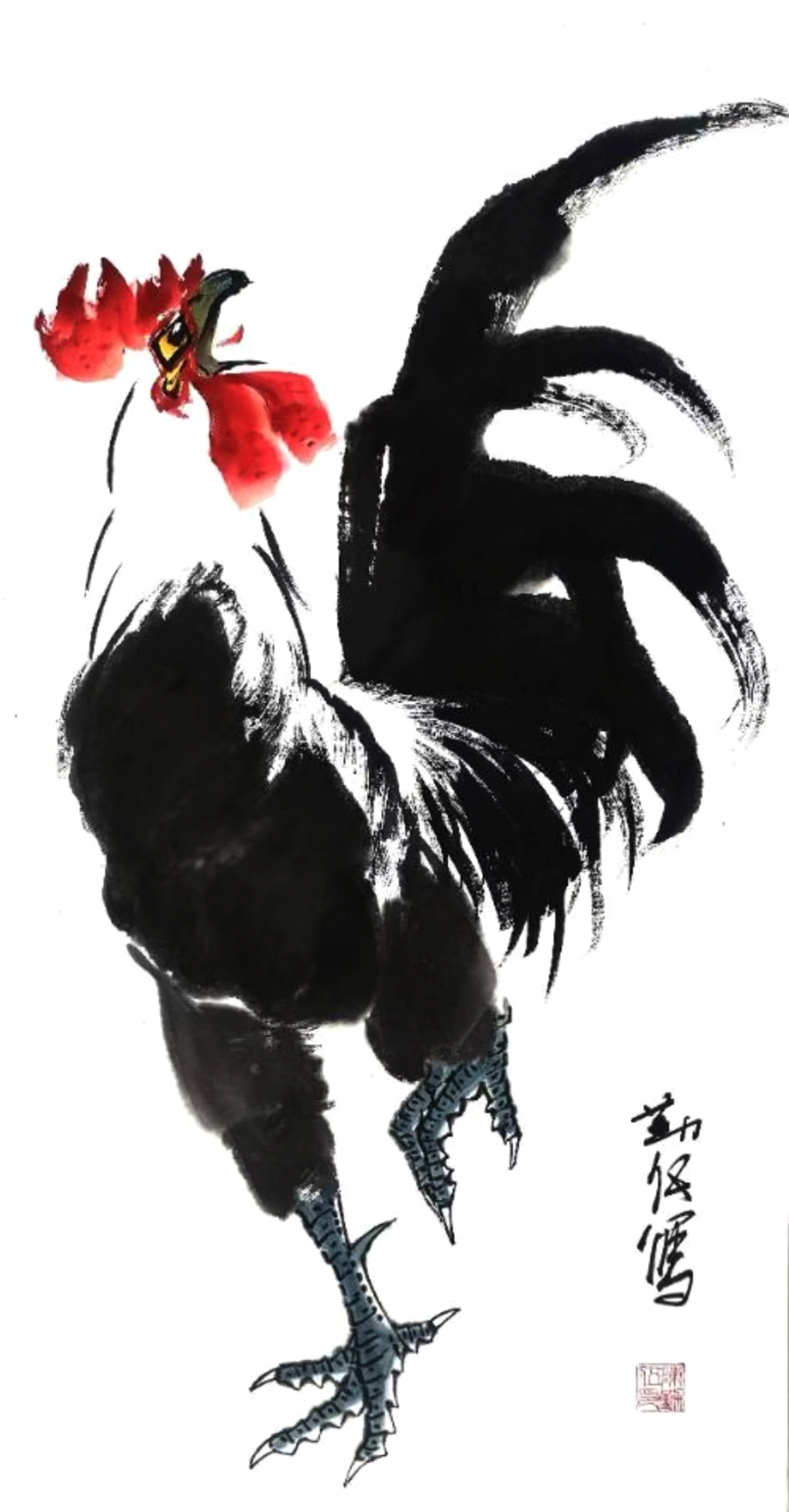 雄鸡一唱天下晓:陈勤伍画鸡路上的不懈追求