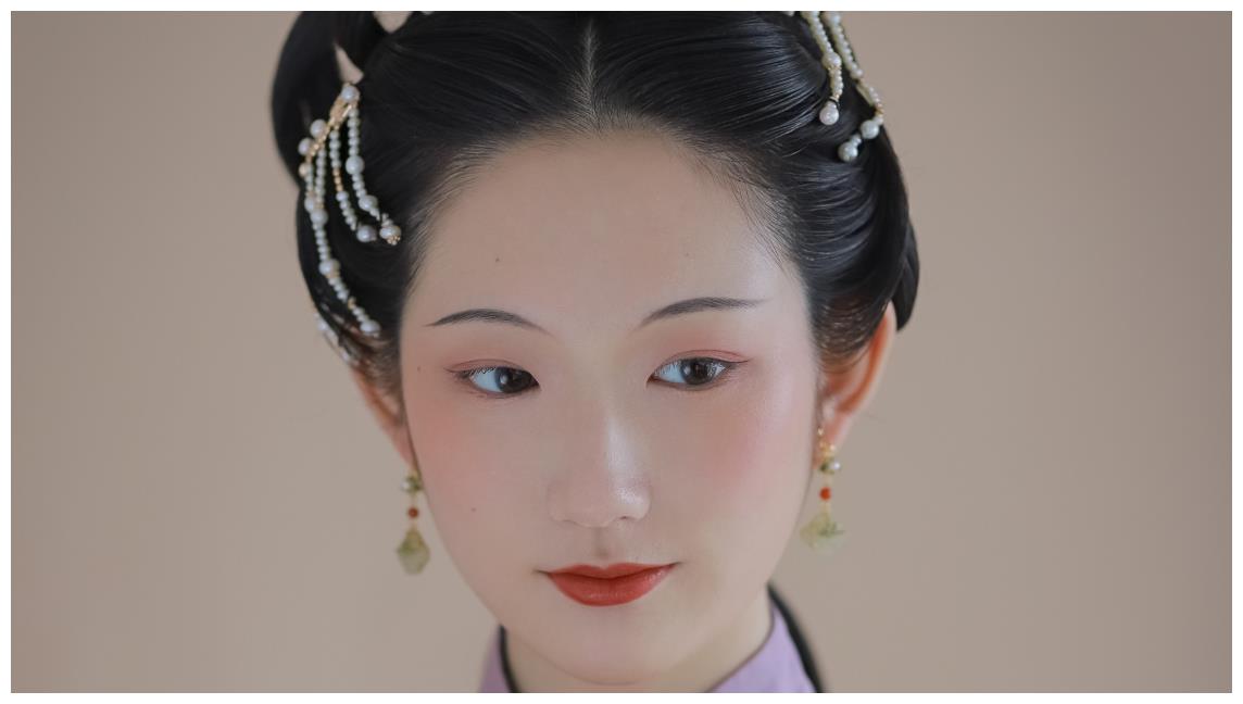 最美古典妆容远山如黛小重山现在的古装剧能学学吗