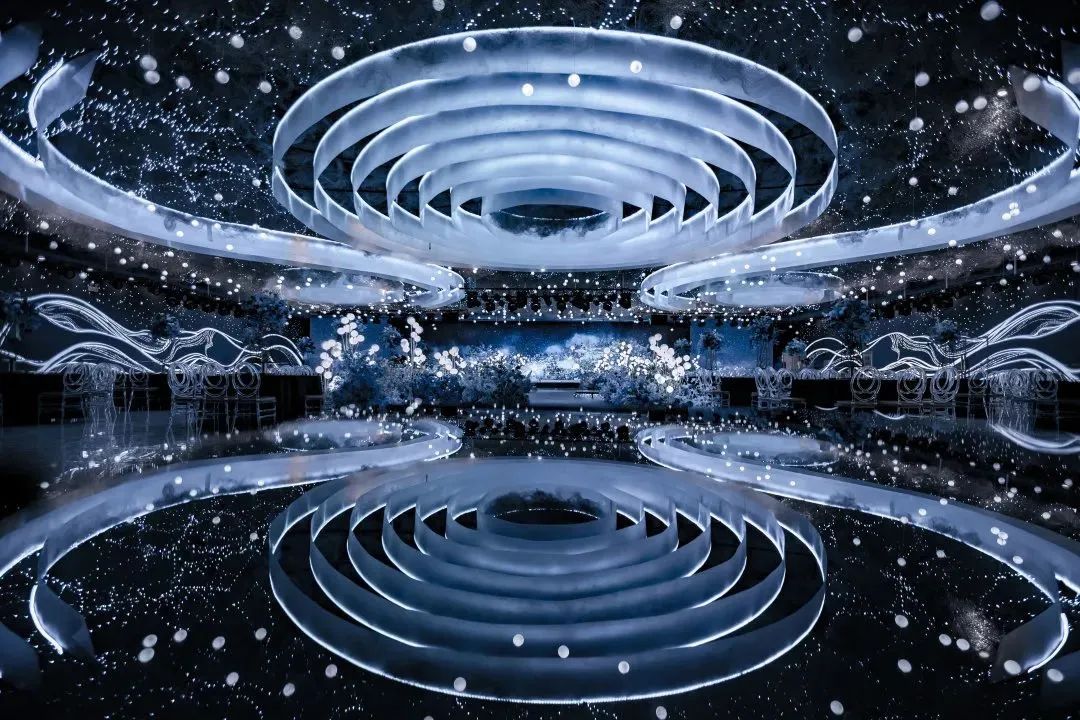婚礼堂发布全新升级玖禧花园星空主题宴会厅