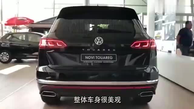 大众新途锐车标下带字母!