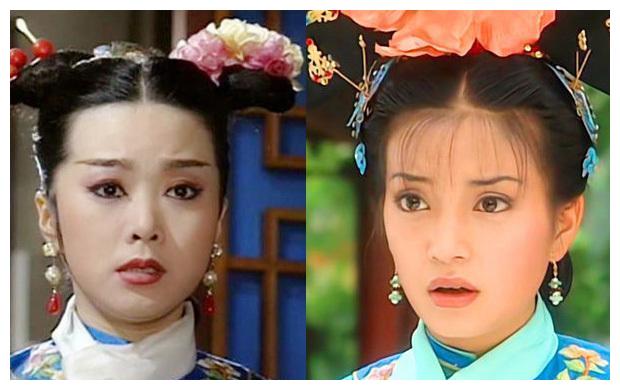 小燕子(赵薇 饰)vs兰馨(鲁文 饰):出自《还珠格格》和《梅花烙》二人