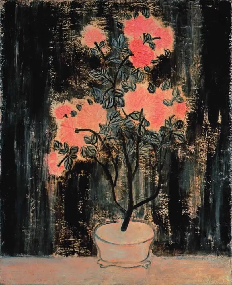 常玉内心世界里的一面镜子"花"