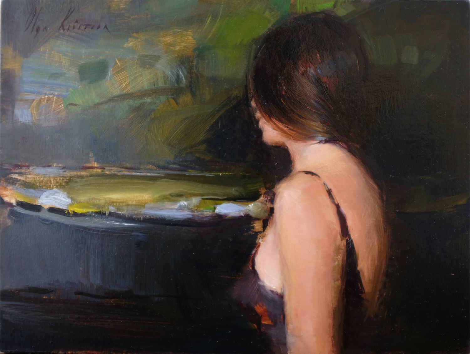 极具表现力的笔触女画家奥尔加克里蒙的油画