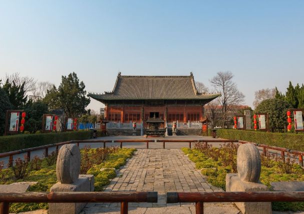 洛阳周公庙博物馆,是明清时期的建筑,博物馆分为南区和北区