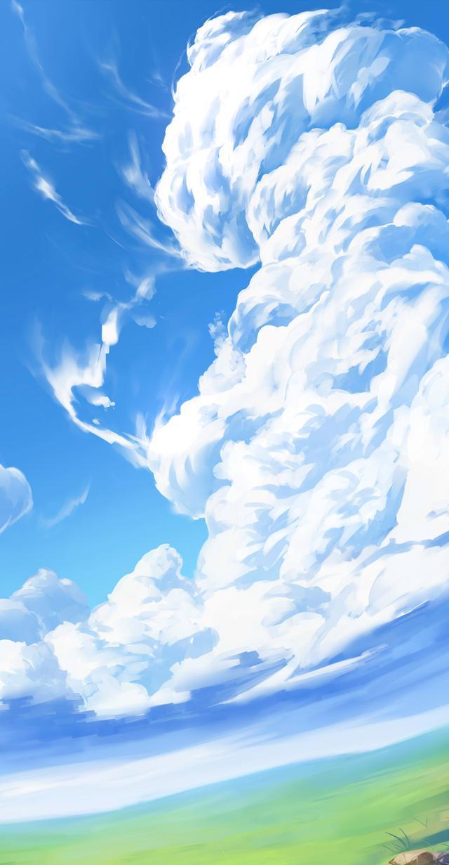 超美超治愈的动漫插画壁纸我想起夕阳下的奔跑