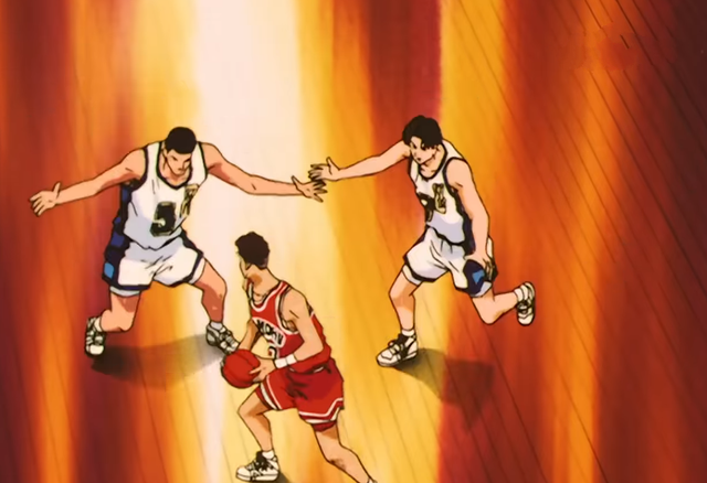 灌篮高手湘北陵南战的这2分钟，樱木犯过小错，也成为球队救世主休闲区蓝鸢梦想 - Www.slyday.coM