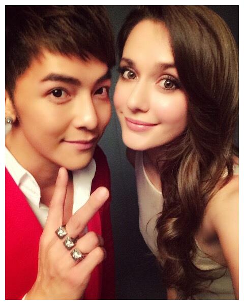 2015年和汪东城又在《超级大英雄》里合作了一次,在《单身男女》里