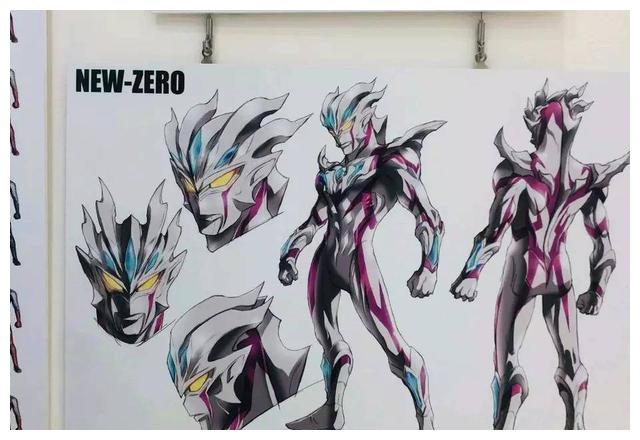 新生代奥特曼设计图公开极恶贝利亚最为霸气无限赛罗头镖精致