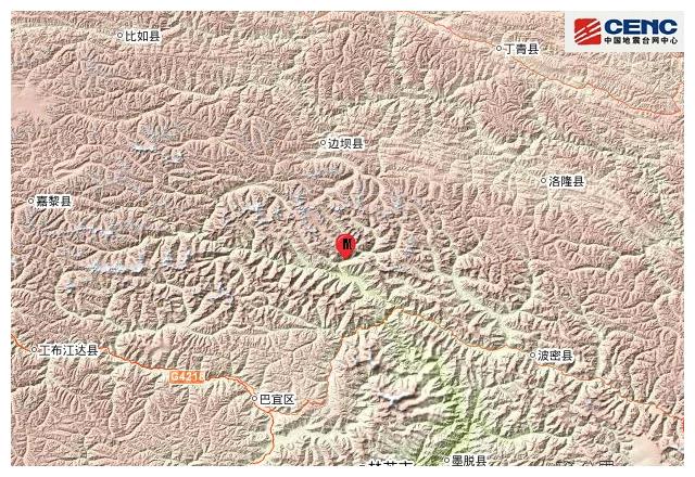 西藏林芝市波密县发生3.7级地震休闲区蓝鸢梦想 - Www.slyday.coM