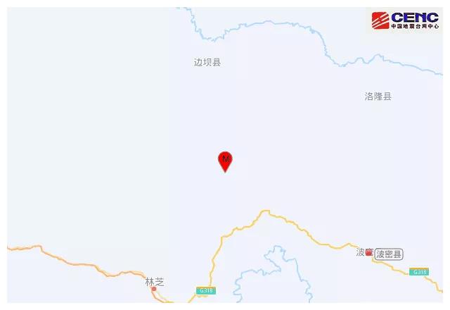 西藏林芝市波密县发生3.7级地震休闲区蓝鸢梦想 - Www.slyday.coM