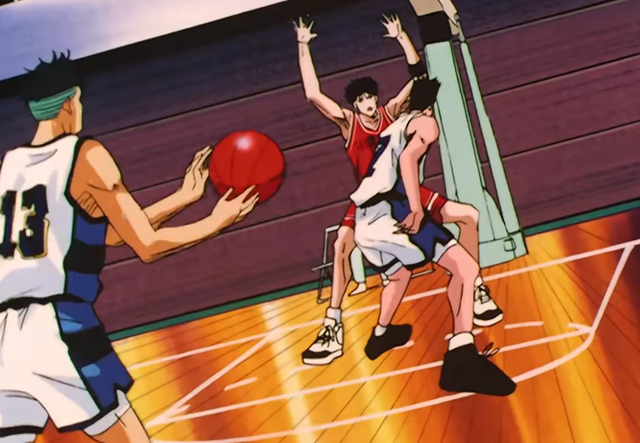 灌篮高手湘北陵南战的这2分钟，樱木犯过小错，也成为球队救世主休闲区蓝鸢梦想 - Www.slyday.coM