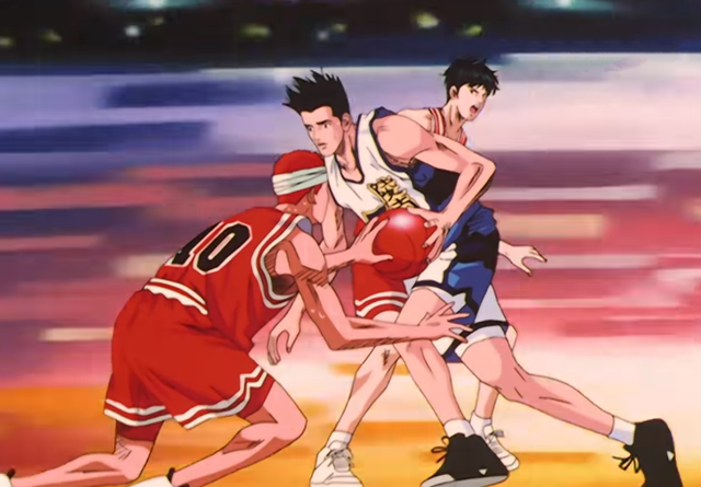 灌篮高手湘北陵南战的这2分钟，樱木犯过小错，也成为球队救世主休闲区蓝鸢梦想 - Www.slyday.coM