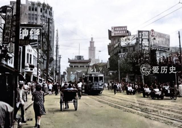 抗战胜利时尽情欢庆的上海彩照 心中洗尽国耻的喜悦溢于言表休闲区蓝鸢梦想 - Www.slyday.coM