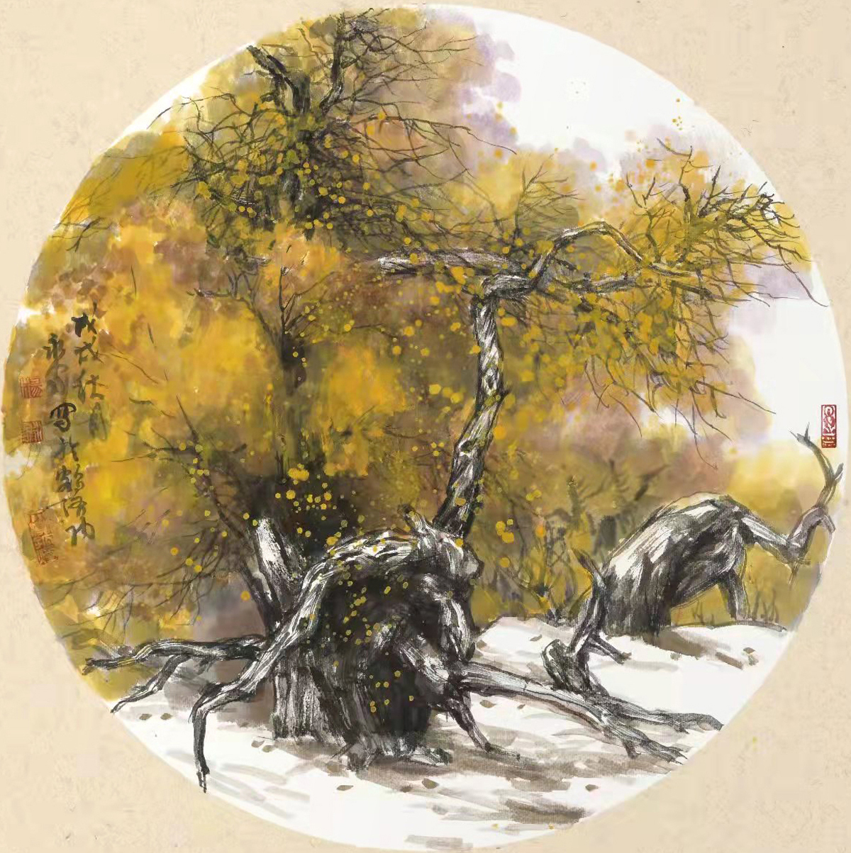 虎啸丹青艺展风采著名画家杨永家