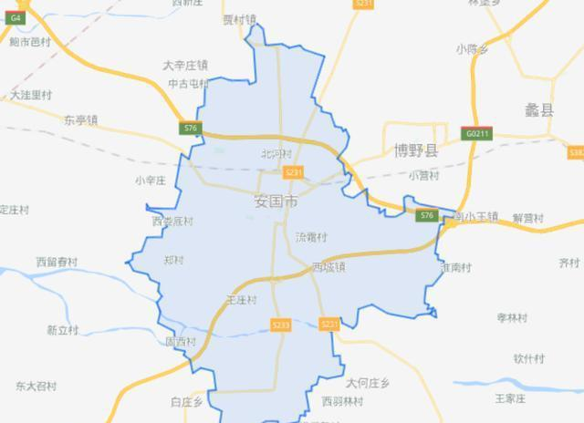 在郡县制下,今保定市安国市一带属上谷郡这一建制.