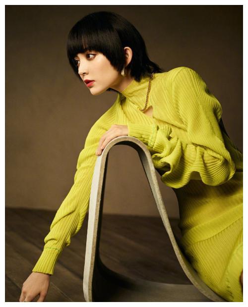 古力娜扎颜值高真任性剪波波头短发前后判若两人论脸的重要性