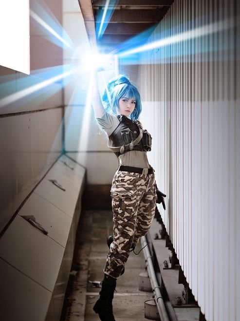 1 / 9 图为莉安娜,拳皇女神之一,还原度还是挺高的.