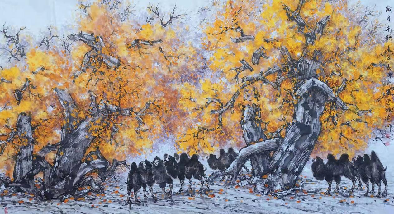 虎啸丹青艺展风采著名画家杨永家