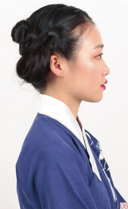 少女对称八字髻造型|八字|马尾|造型_新浪新闻