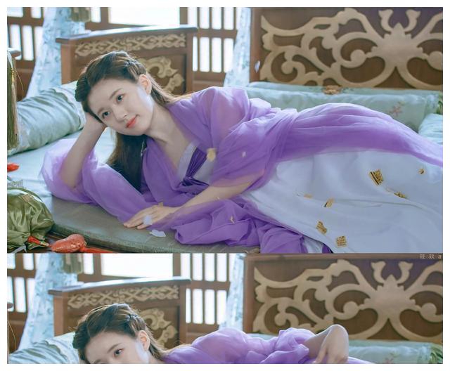看了赵丽颖程潇谭松韵的紫衣造型网友才明白紫衣女神有多美